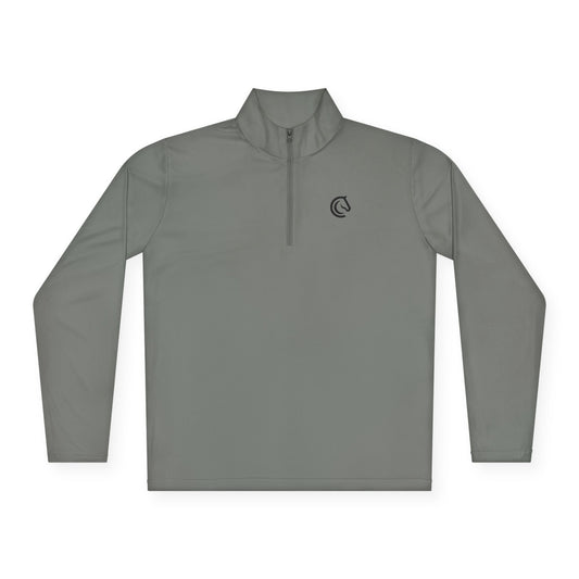 Horseshoe Riding Shirt - Floral Quarter-Zip Pullover