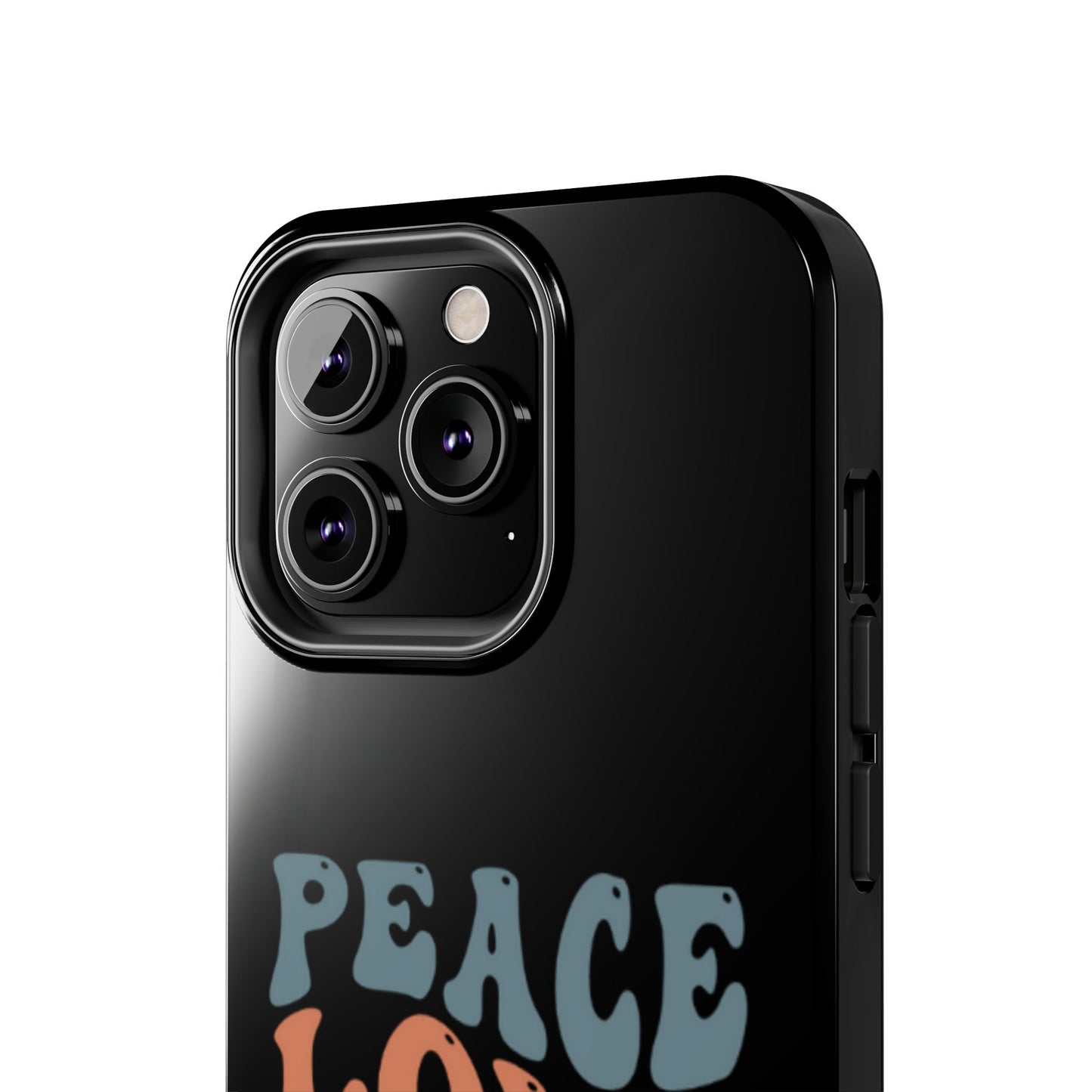 Peace Love Horses Phone Case — Retro Horse Lover Protective Case