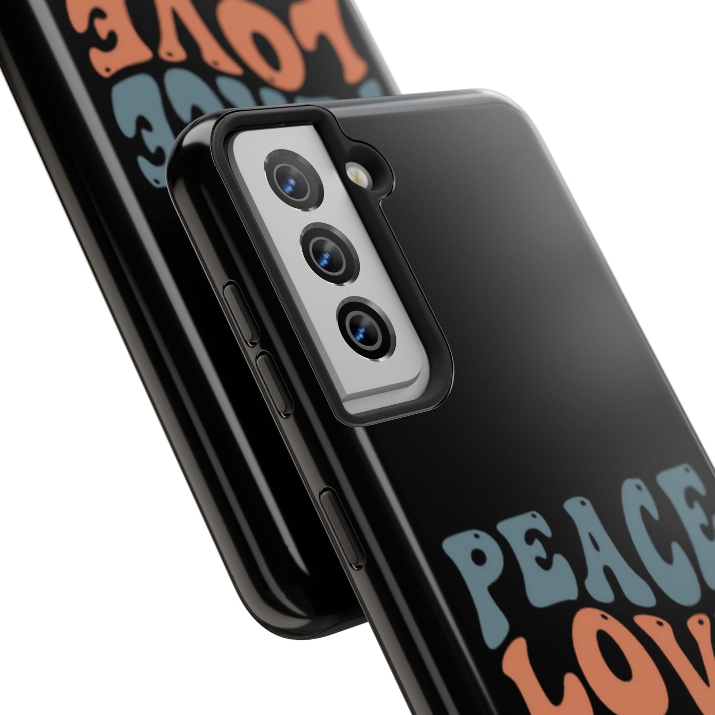 Peace Love Horses Phone Case — Retro Horse Lover Protective Case