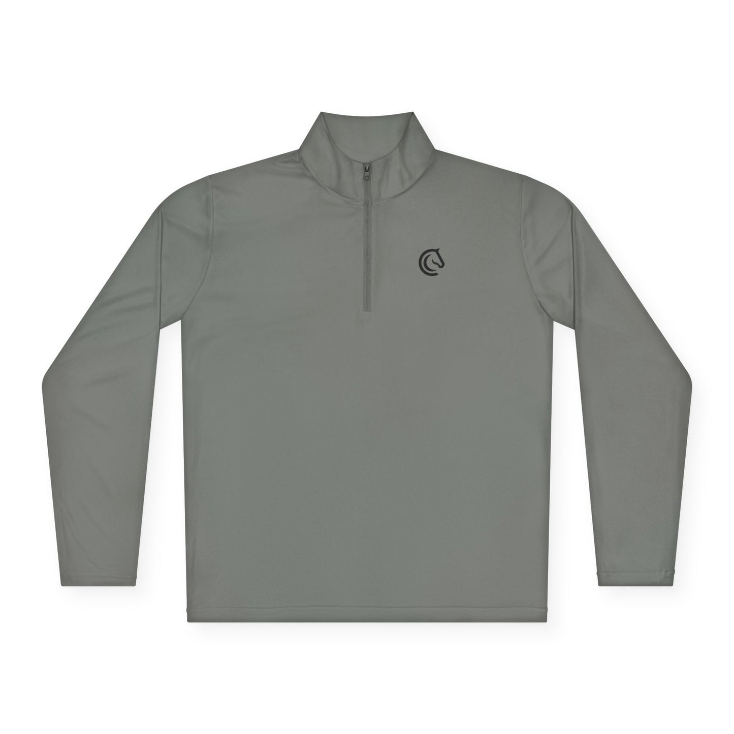 Horseshoe Riding Shirt - Floral Quarter-Zip Pullover