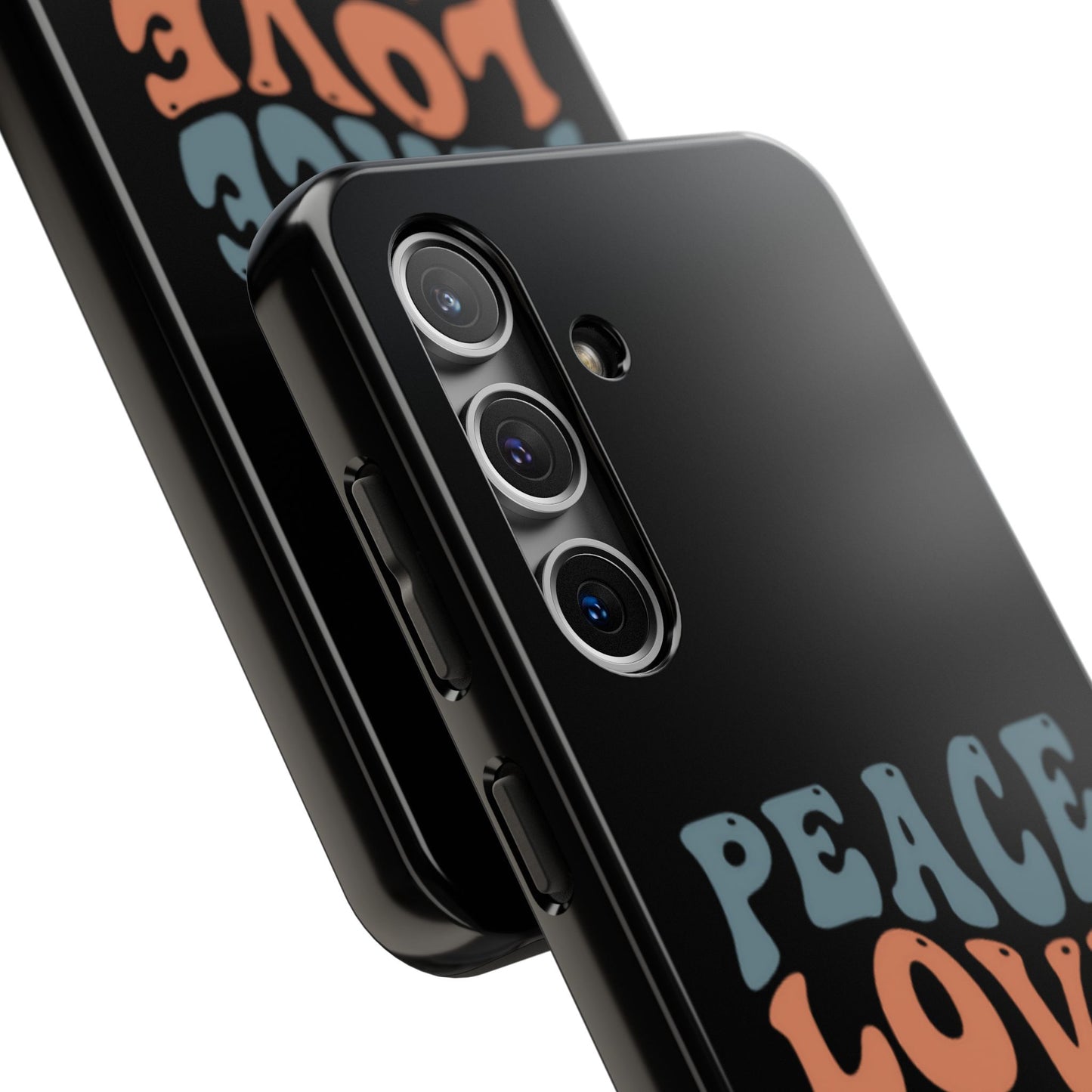 Peace Love Horses Phone Case — Retro Horse Lover Protective Case