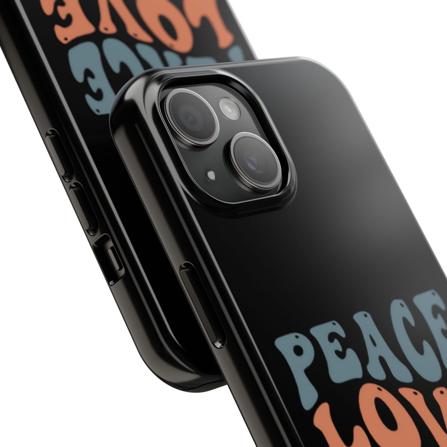 Peace Love Horses Phone Case — Retro Horse Lover Protective Case