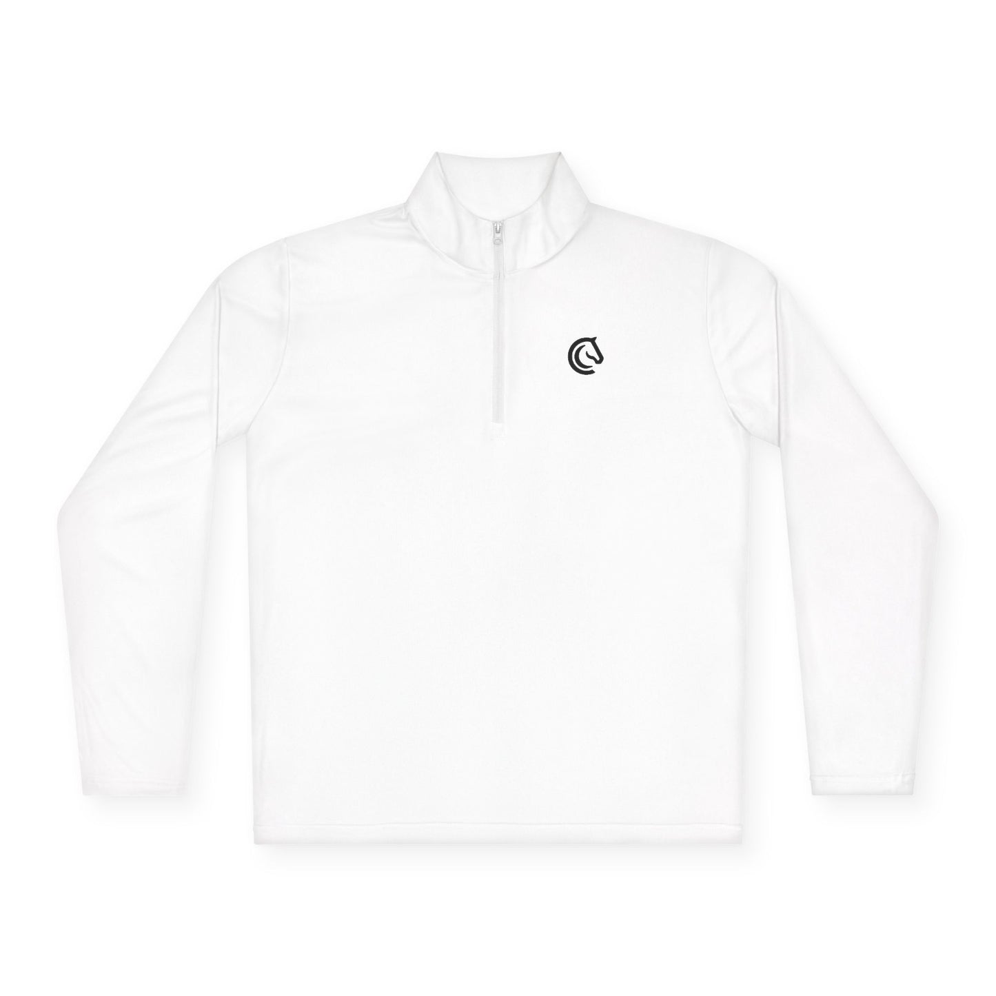 Horseshoe Riding Shirt - Floral Quarter-Zip Pullover