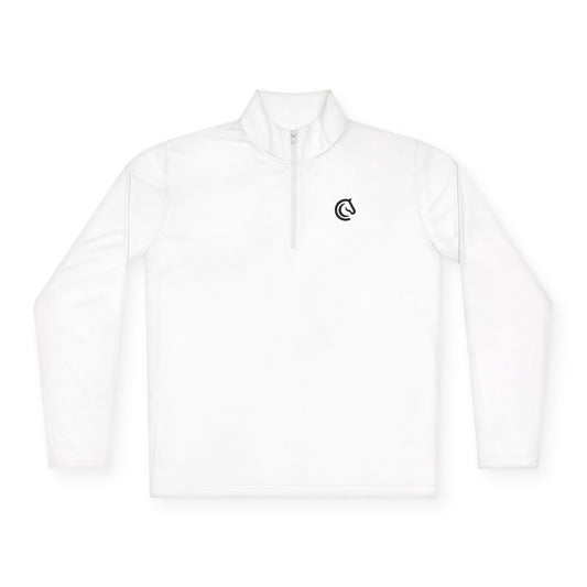 Horseshoe Riding Shirt - Floral Quarter-Zip Pullover