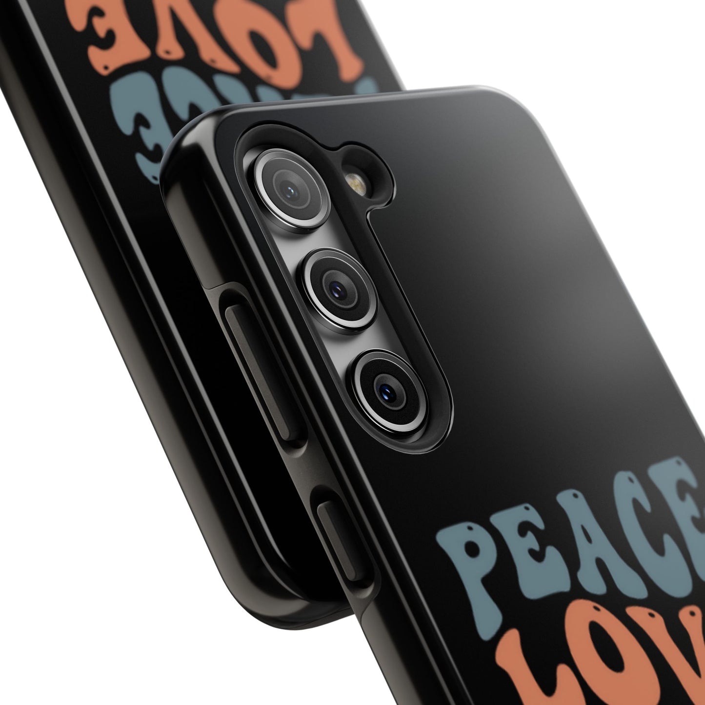 Peace Love Horses Phone Case — Retro Horse Lover Protective Case