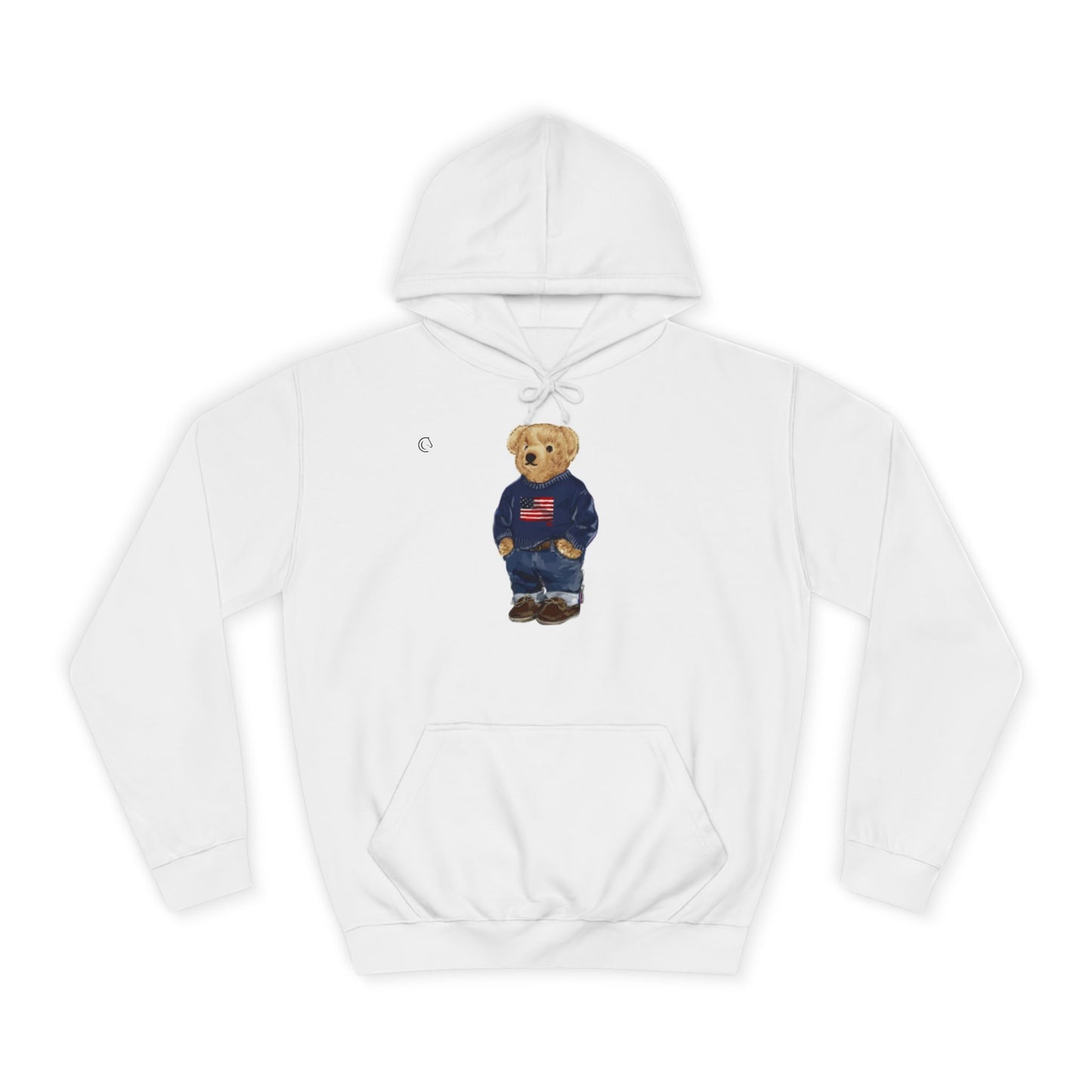 Equestrian Polo Bear Hoodie — Horseback Riding Bear Sweatshirt