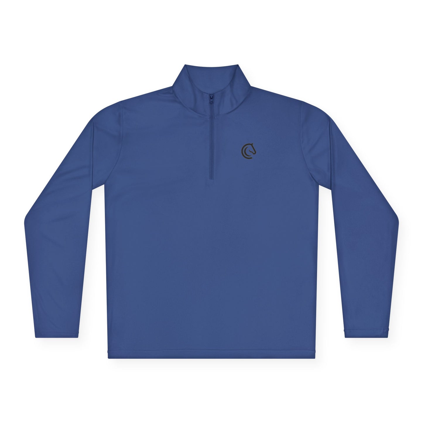 Horseshoe Riding Shirt - Floral Quarter-Zip Pullover